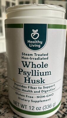 Whole psyllium Husk Steam Treated non irradiated