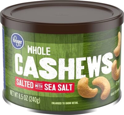 Whole salted cashews