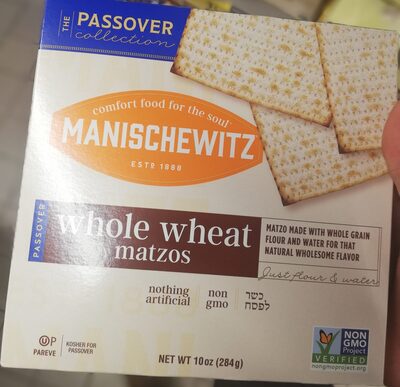 Whole Wheat Matzos Kosher For Passover