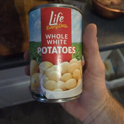 Whole White Potatoes Canned