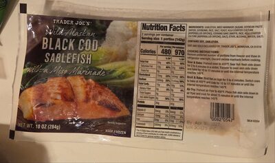 Wild Alaskan Black Cod Sablefish with a Miso Marinade