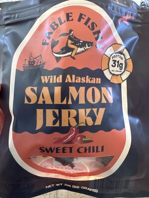 Wild Alaskan Salmon jerky Sweet chili