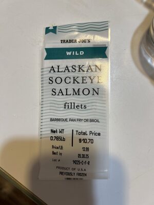 Wild Alaskan Sockeye Salmon Fillets