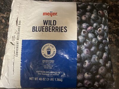 Wild blueberries