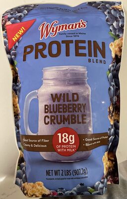 Wild Blueberry Crumble Protein Smoothie