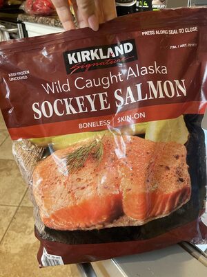 Wild caught alaska sockeye salmon