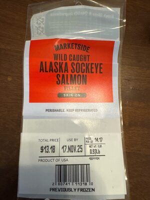 Wild Caught Alaska Sockeye Salmon