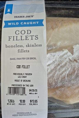 Wild Caught Cod Fillets