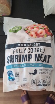 Wild caught fully cooked shrimp meat