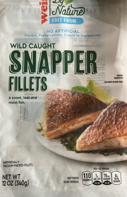 Wild caught snapper fillets