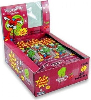 Wild Cherry Candy Straws