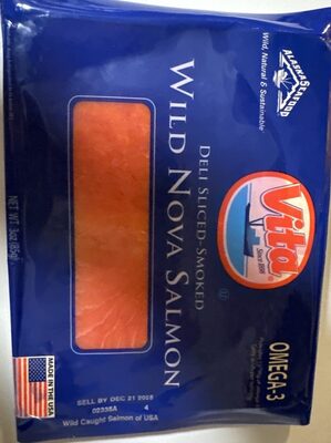 Wild, nova salmon, deli sliced smoked