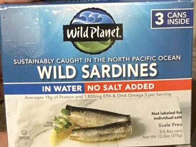 Wild Sardines In Watee