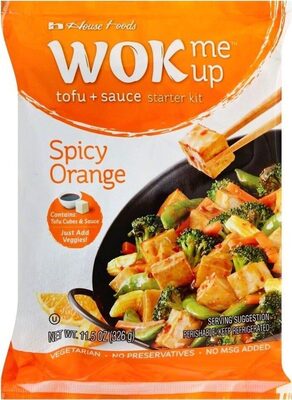 Wok Me Up Tofu + Sauce Starter Kit Spicy Orange