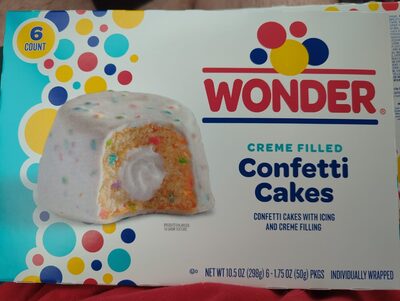 Wonder Creme Filled Confetti Cakes