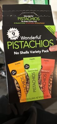 Wonderful Pistachios No Shells Variety Pack