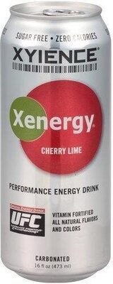 Xenergy cherry lime energy drink