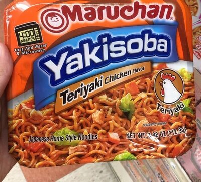 Yakisoba teriyaki chicken flavor