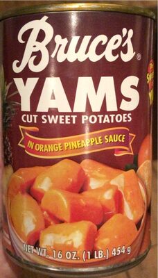 Yams Cut Sweet Potatoes In Orange Pineapple Sauce