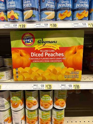 Yellow Cling Diced Peaches
