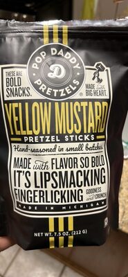 Yellow Mustard Pretzel Sticks