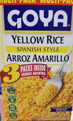 Yellow Rice Spanish Style Arroz Amarillo