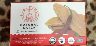 Yellowfin Tuna Slices In Extra Virgin Olive Oil Spicy Chili Flavor