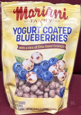 Yogurt Coated Blueberries
