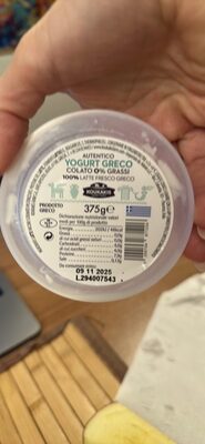 Yogurt Greco Colato 0% Grassi