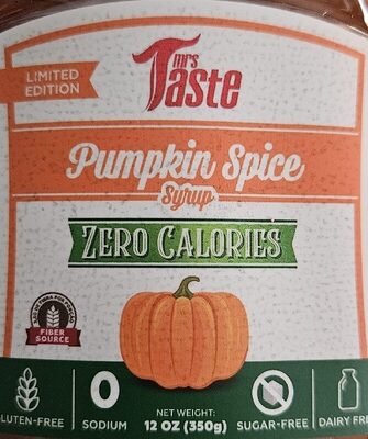 Zero Calorie Pumpkin Spice Syrup