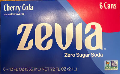 Zero Calorie Soda - Cherry Cola Naturally Flavored