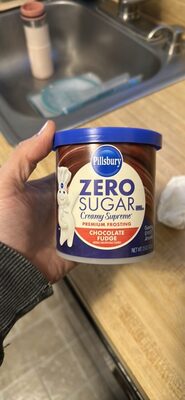 ZERO SUGAR Creamy Supreme PREMIUM FROSTING CHOCOLATE FUDGE