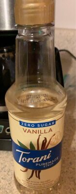Zero Sugar Vanilla Puremade Syrup