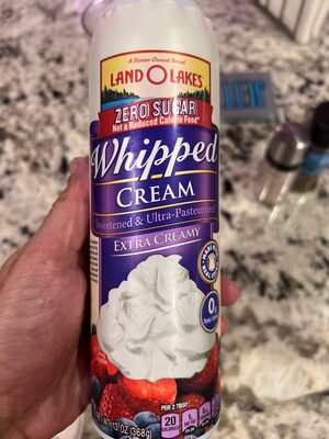 Zero Sugar Whipped Cream
