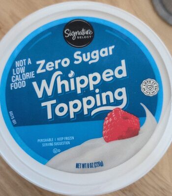 Zero Sugar Whipped Topping