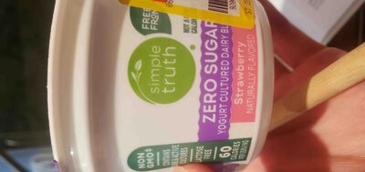 Zero sugar yogurt cultured dairy blend