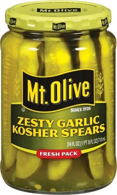 Zesty garlic kosher spears fresh