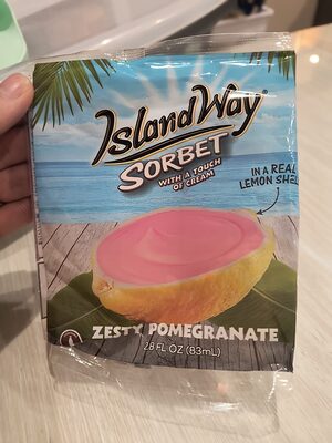 Zesty Pomegranate Sorbet