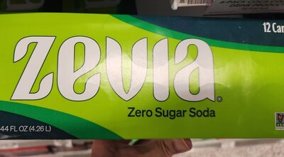 Zevia zero calorie soda