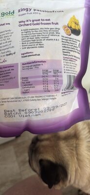 zingy passionfruit frozen fruit