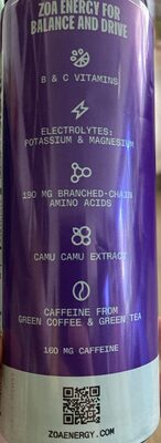 Zoa Energy Frosted Grape