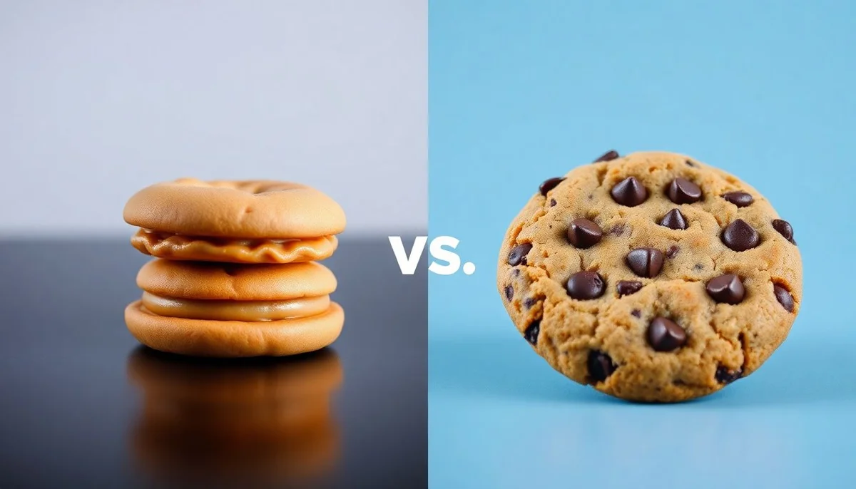 Bites Peanut Butter vs Protein Cookie