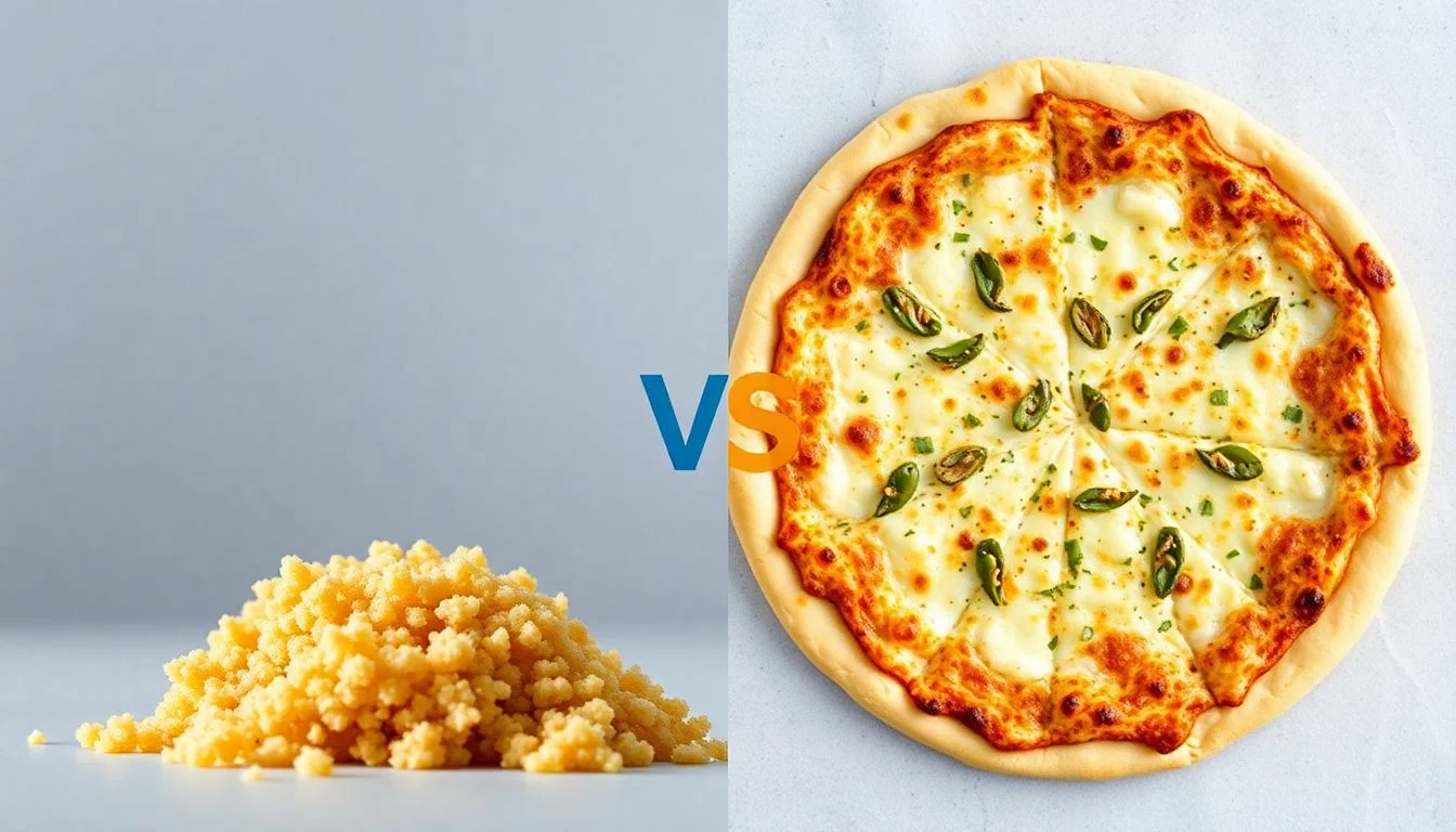 Bread crumbs italian style vs Supreme Cauliflower Crust Pizza