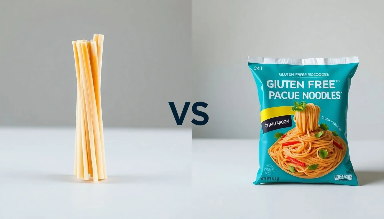 CHANTABOON RICE STICK vs Gluten free pad thai rice stick noodles