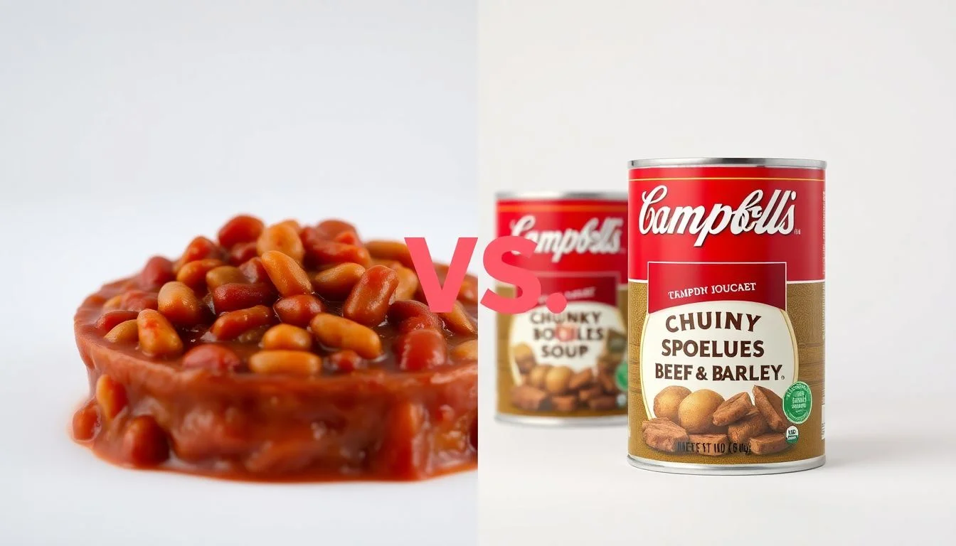 Chili with Beans vs Campbell's Chunky Soup Beef & Barley