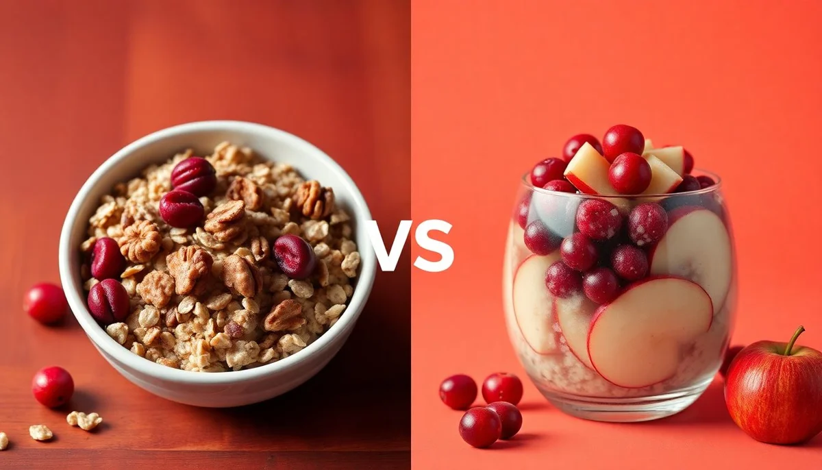 Cranberry Oatmeal Showdown
