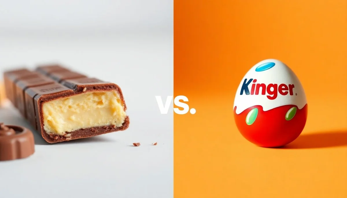 Crispy Creamy Chocolate Bar vs Kinder Egg