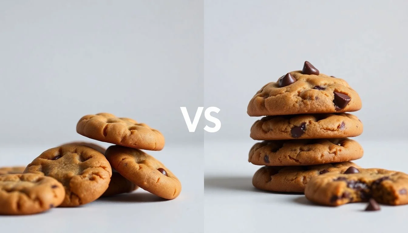 Delightfully crispy cookies vs Walnut Chocolate Chip Cookies: Quick comparison