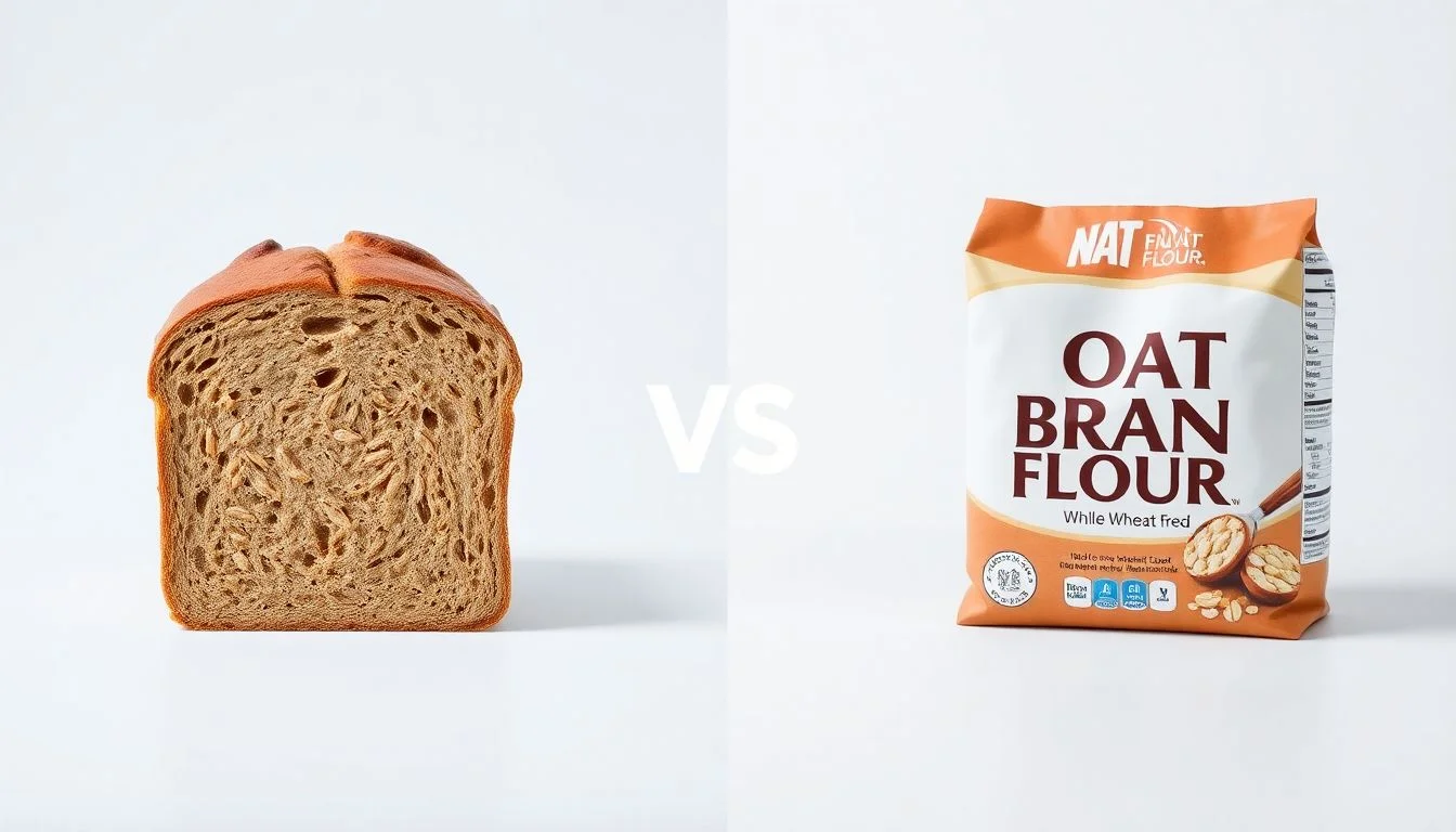 EXTRA SOFT WHOLE WHEAT BREAD vs Oat Bran & Stone Ground Whole Wheat Flour