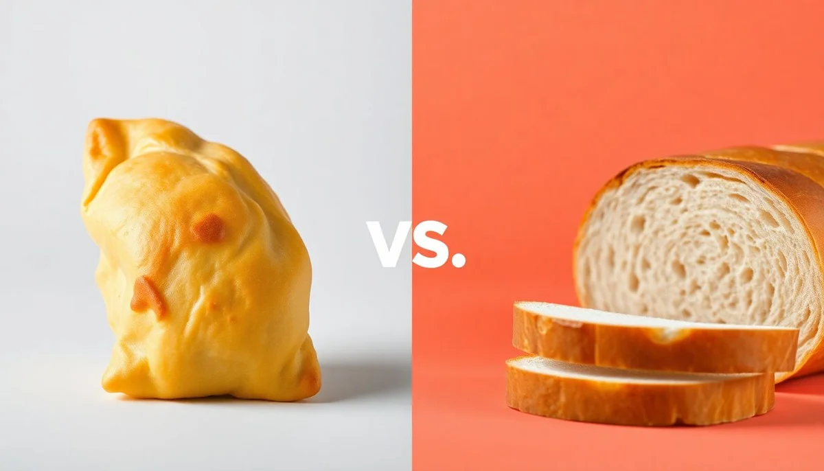 Gluten Free Pastry vs Wheat Sliced Bread